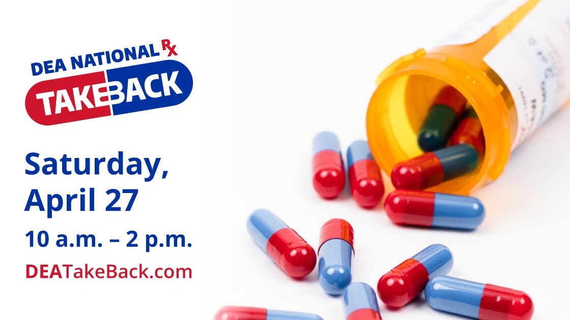 Drug Take Back Event Graphic