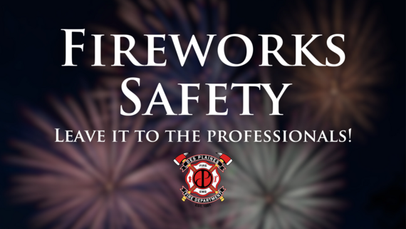Fireworks Safety Graphic