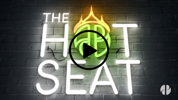 Hot Seat Video Play Graphic