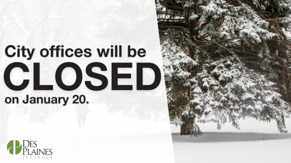 Offices Closed for MLK Day graphic