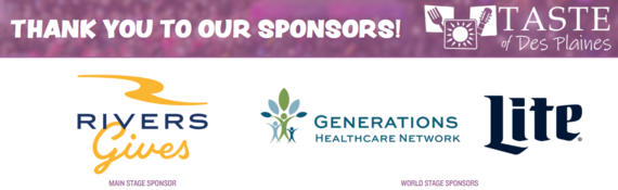 Taste of Des Plaines Sponsor Graphic