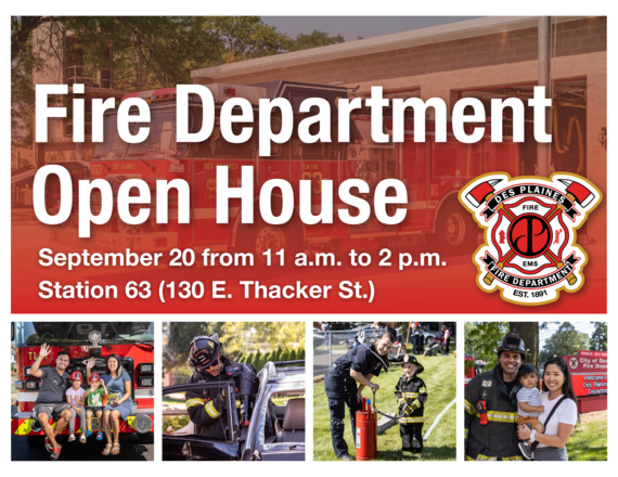 Fire Department Open House Graphic