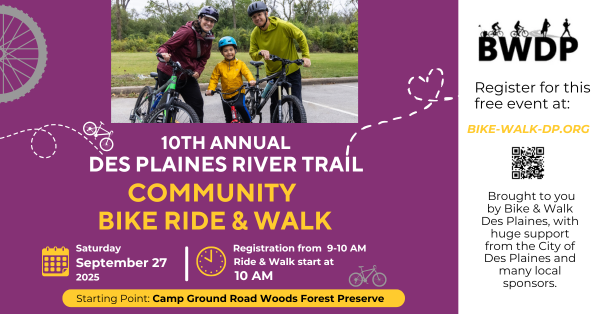 Bike Walk Des Plaines Event Graphic