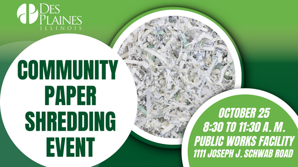 Community Shred Event Graphic