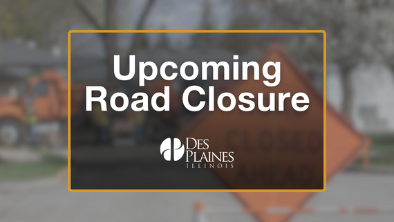 Upcoming Road Closure Graphic
