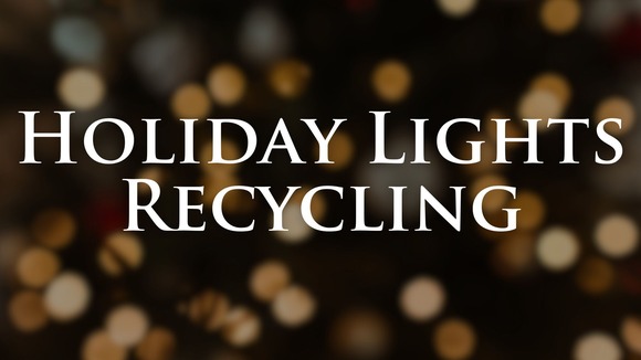 Holiday Light Recycling Graphic