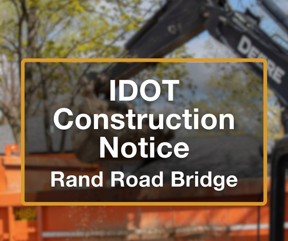 Rand Road Bridge Construction Graphic