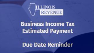 Business Income Tax Estimated Payment Reminder