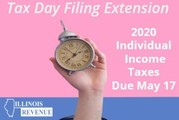 Tax Day Filing Extension - 2020 Individual Income Taxes Due May 17