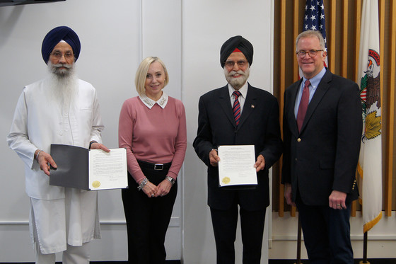 County officials celebrating Sikh Awareness Month