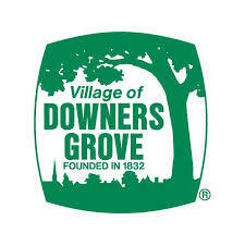 Village of Downers Grove green and white logo