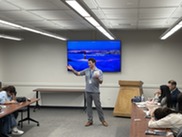 DuPage Environmental Division Staff presents to a group of students from the CREO program