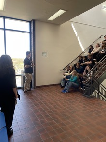 Cool DuPage Staff present to high school students participating in the Sustainable Design Challenge