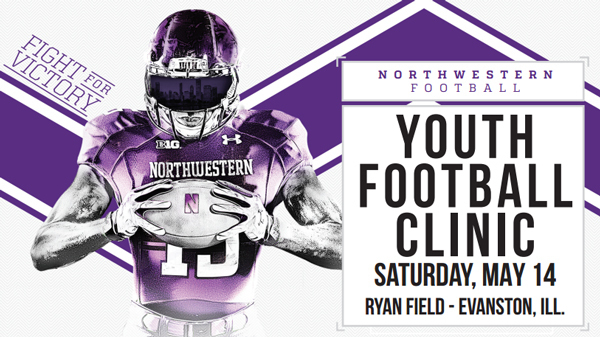 NU Youth Football Clinic poster 2016