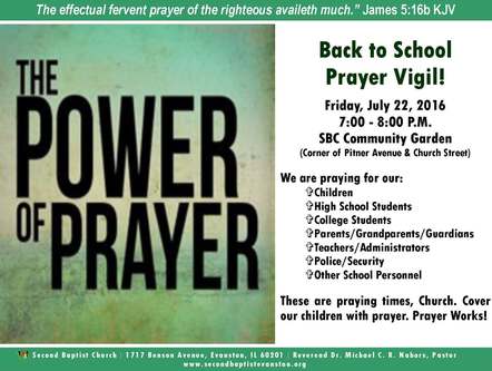 Back to School Prayer