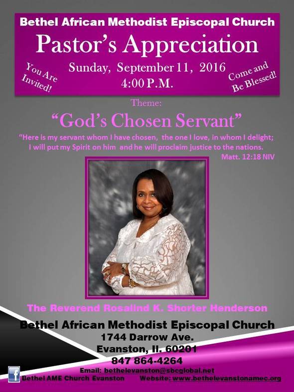 Bethel AME Appreciation Day