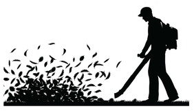 Leaf blowing