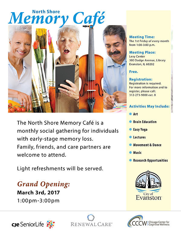 North Shore Memory Cafe flyer