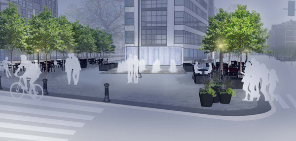 Fountain Square rendering