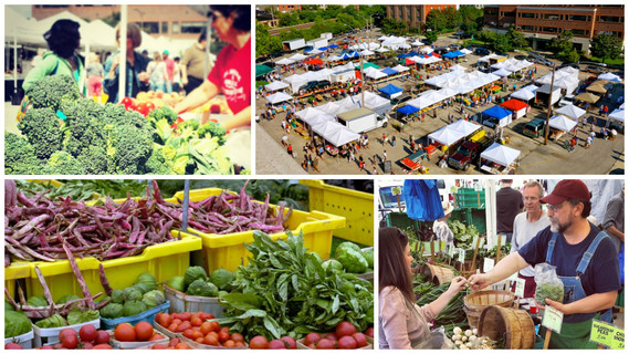 Downtown Farmers' Market collage