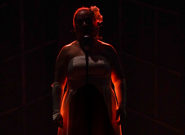 Lady Day at Emerson's Bar and Grill by Basil Clunie