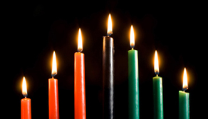Kwanzaa candles