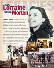 Legacies exhibit - Morton panel