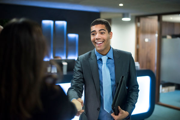 Youth job interview