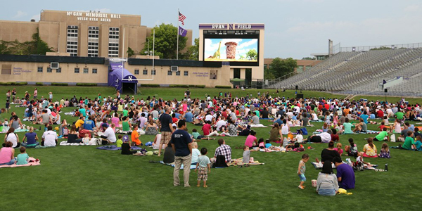 Starlight Movie at Ryan Field (NU Athletics)