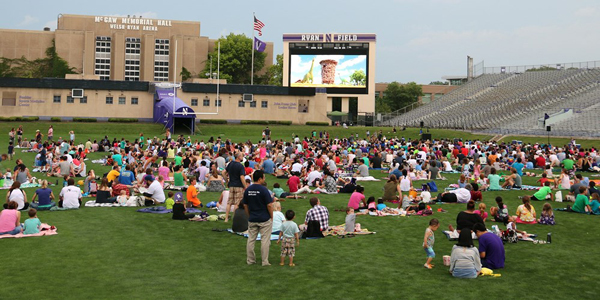 Starlight Movie at Ryan Field (NU Athletics)