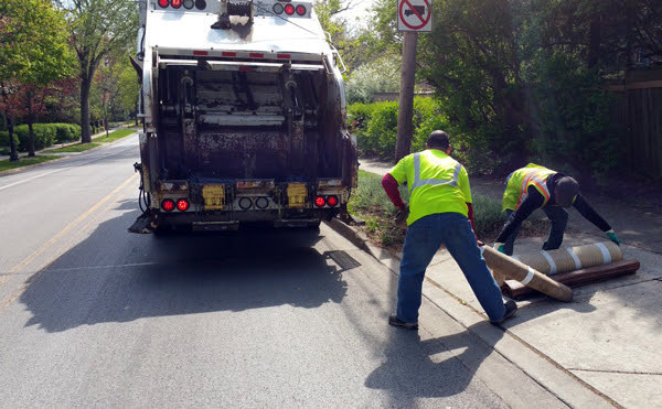 Garbage Truck Pick up