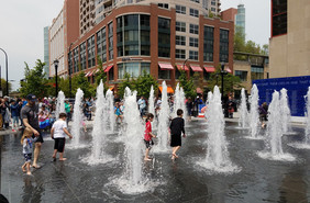 Fountain Square opening celebration