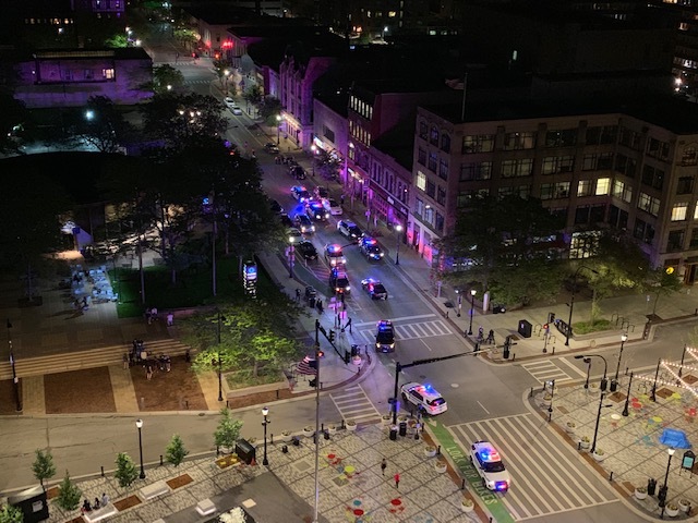 Police response downtown