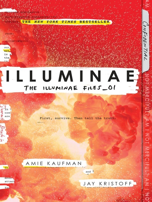 Illuminae book cover orange 