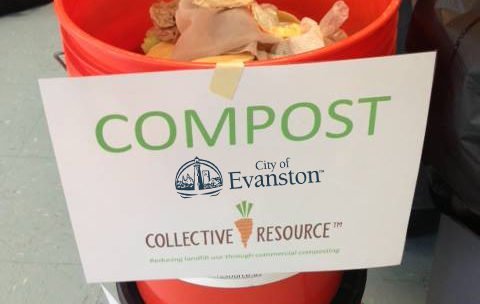 Evanston compost bucket