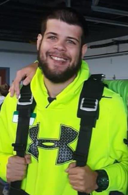 Officer Mills ready to skydive