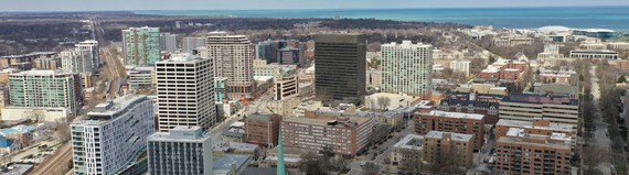 Downtown Evanston (credit Patrick Hughes, Jr.)