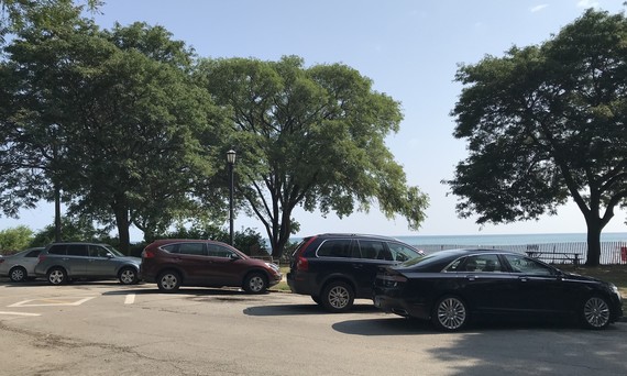Lakefront parking