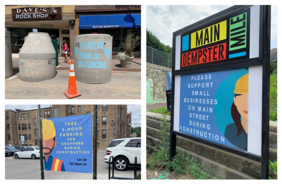 Main Street businesses open