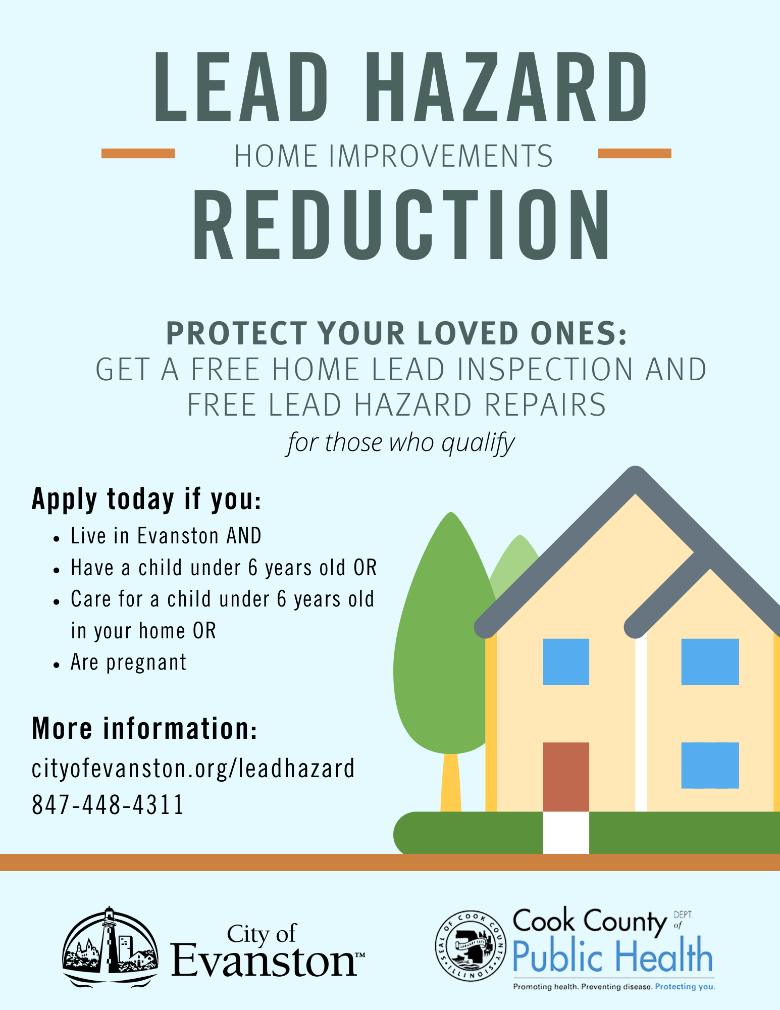 Press Release City Partners with Cook County to Offer Free Lead Hazard