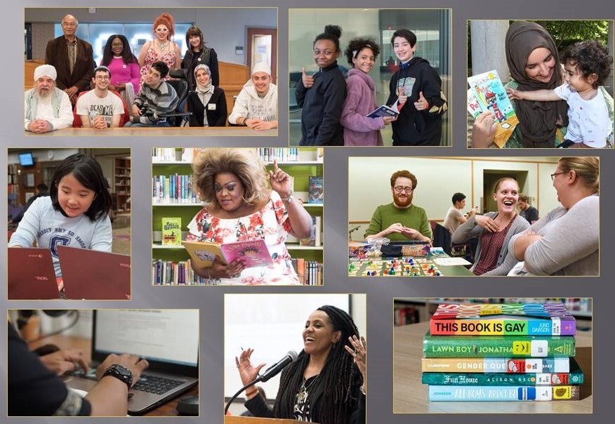 Collage of diverse programs and people