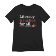 Literacy and justice tee
