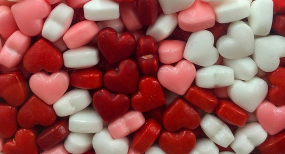 valentine's day heart candies