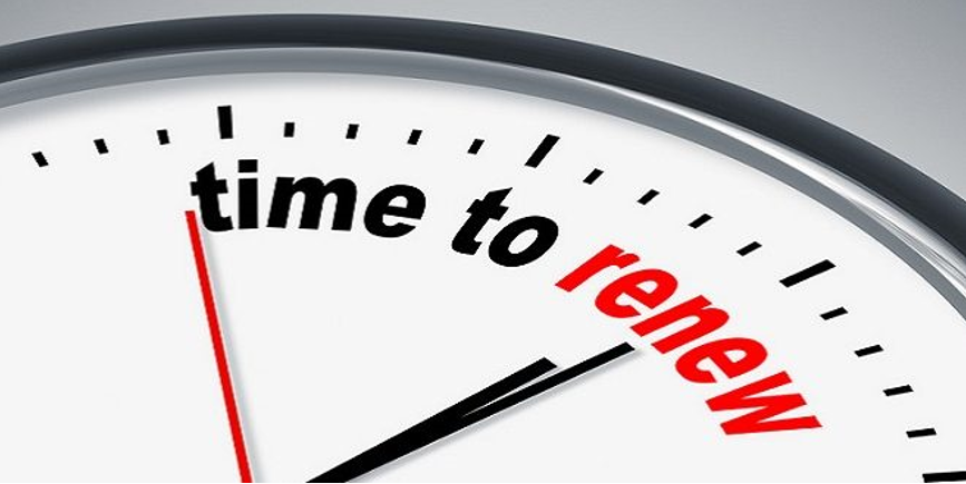 Time to Renew