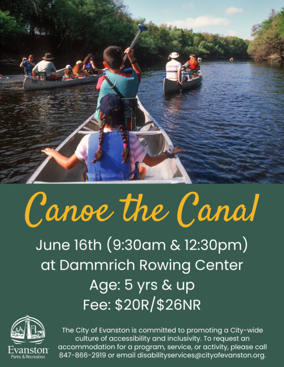 Canoe the Canal June 16 poster