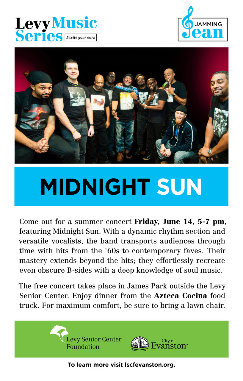 Midnight Sun concert poster