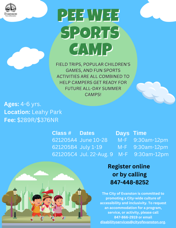 Pee Wee Sports Camp poster