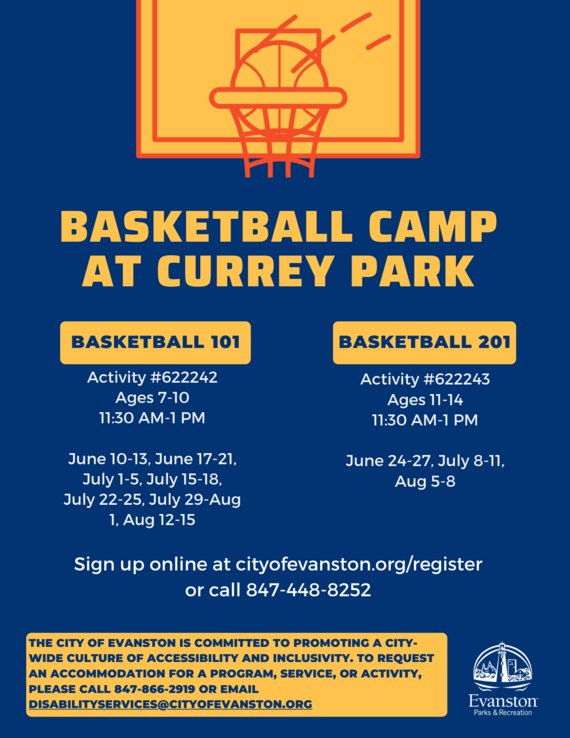 Basketball 101 & 201 Camp poster
