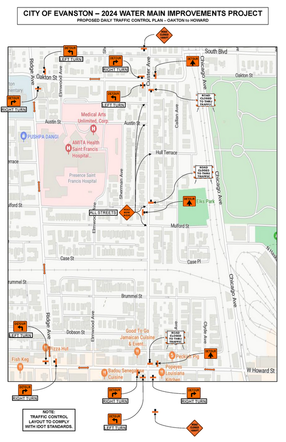 Custer Avenue Detour