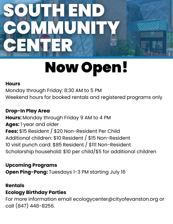 south end open poster